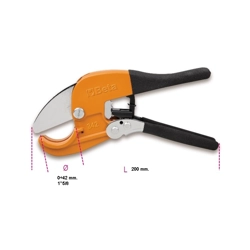 vendita online Cesoia a cricchetto per tubi in materiale plastico ø 0÷42 mm. art.342 Forbici, coltelli e cutter Beta